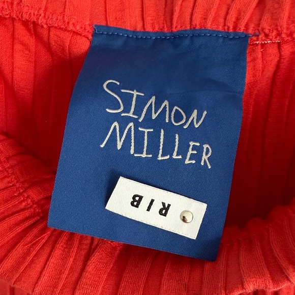 Simon Miller Red Ribbed Bottoms - Picture 3 of 5